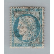 FRANCIA CLASICO ESTAMPILLA Yv. 60B TIPO II DE PERFECTA CALIDAD 50 € ( ESTA DE BUENA CONDICION HAY REFLEJOS DE LUZ EN LA FOTO )